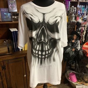 Skull face shirt